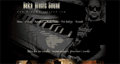 Desktop Screenshot of bekamusicsound.com